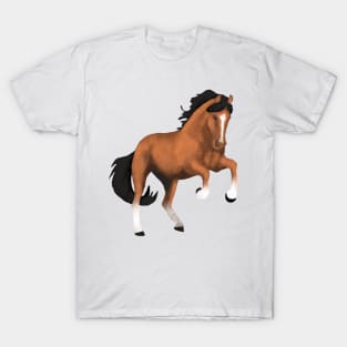 Rearing horse T-Shirt